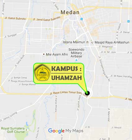 Campus Location Map UHAMZAH Medan Nomor